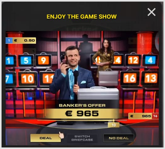 Deal or No Deal Live Casino: Beat the Banker