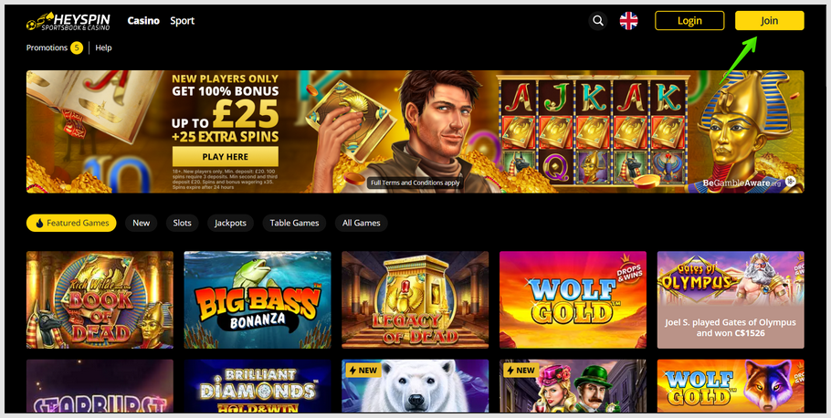 Heyspin Casino: Hit the Jackpot or Spin Your Wheels?